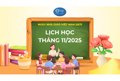 LỊCH HỌC THÁNG 11/2025